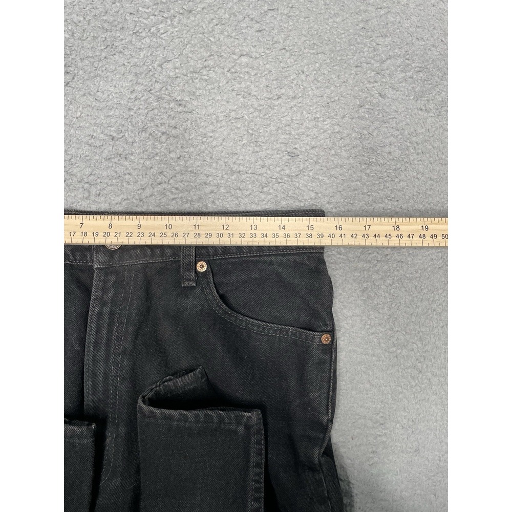 Vintage Levis 512 Jeans Womens Sz 13 JR M Black Slim Fit Tapered Leg Made In USA - Picture 8 of 16